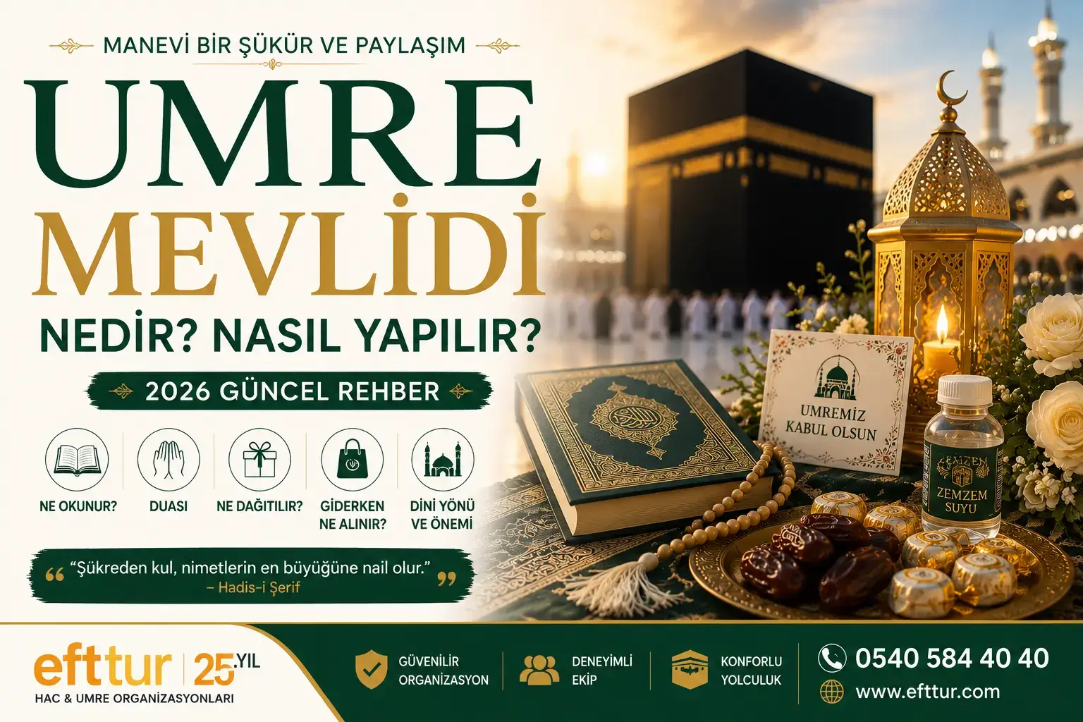 Umre Mevlidi Nedir? Nasıl Yapılır? (2026 Güncel Rehber)