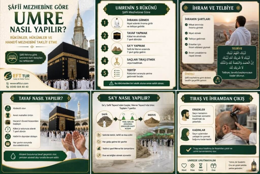 Şafi Mezhebine Göre Umre Nasıl Yapılır?